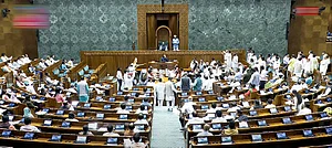 PTI/File : The issue also was discussed at a meeting of the party's Lok Sabha MPs that was chaired by Leader of Opposition Rahul Gandhi in the Parliament House Annexe.